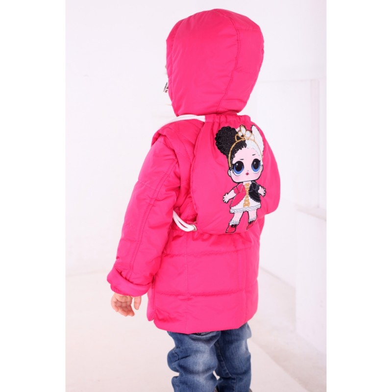 Фото 18. Демисезонные куртки - жилетки Сашенька с рюкзаком для детей 1-4 года, цвета разные