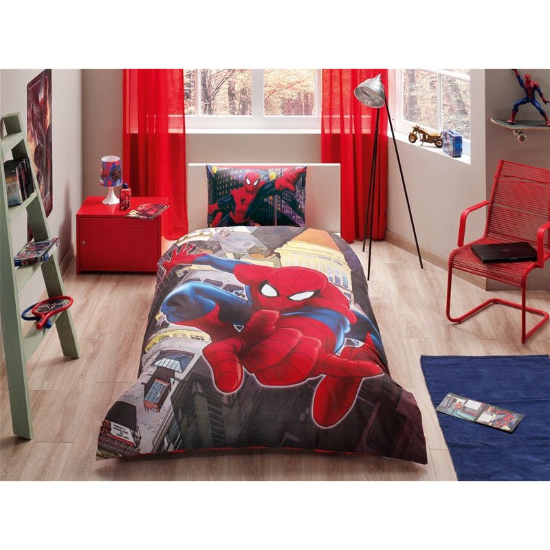 Фото 3. Детская постель человек паук Постельное белье Tac Disney Spiderman Action подростковое
