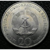 Германия 20 марок 1971 год Эрнст Тельманн