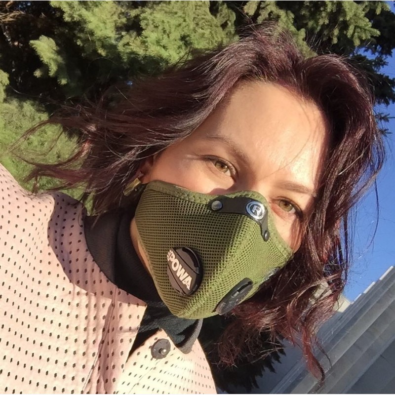 Фото 6. Защита от пыльцы амброзии - маска для аллергиков от аллергии на пыльцу Respro