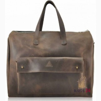 Мужская кожаная сумка - портфель для ноутбука AZ-M-04