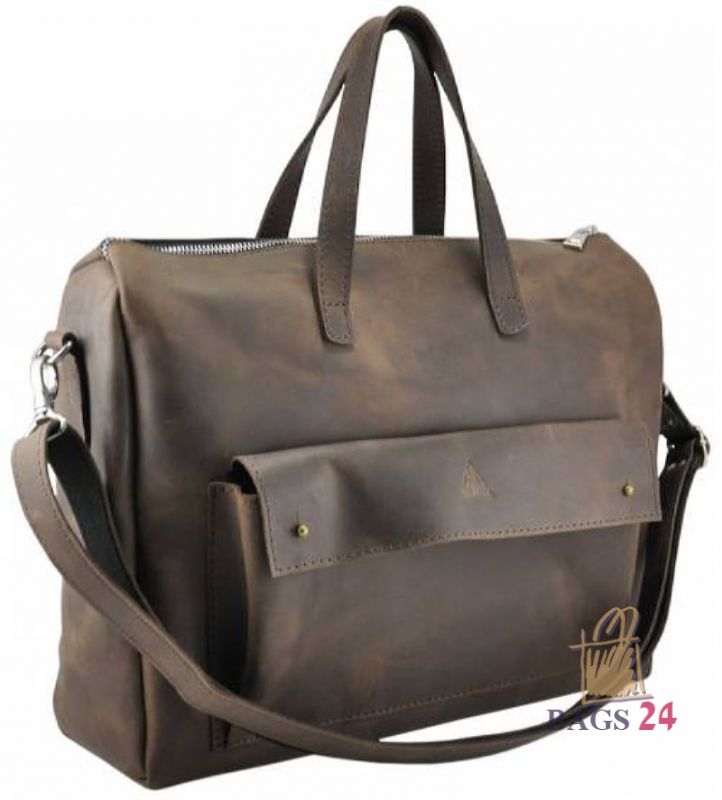 Фото 2. Мужская кожаная сумка - портфель для ноутбука AZ-M-04