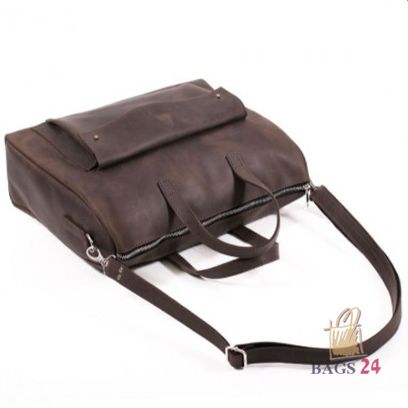 Фото 3. Мужская кожаная сумка - портфель для ноутбука AZ-M-04