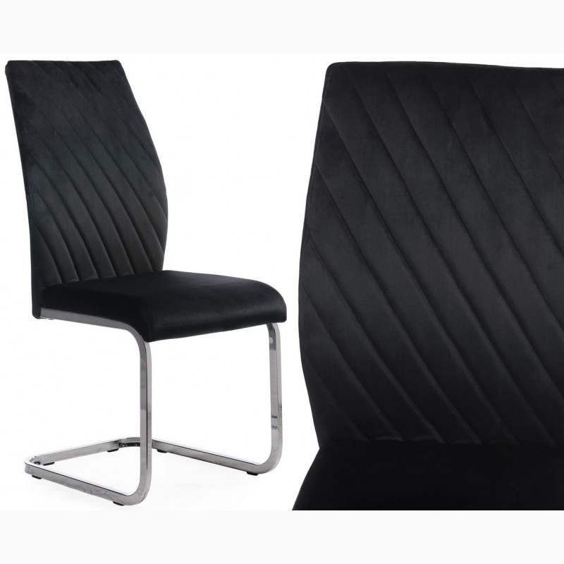 Фото 2. Ціна договірна на вельветовий стілець S-118 колір капучино сірий чорний