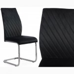 Ціна договірна на вельветовий стілець S-118 колір капучино сірий чорний
