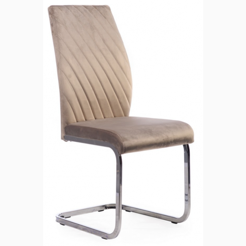 Фото 7. Ціна договірна на вельветовий стілець S-118 колір капучино сірий чорний
