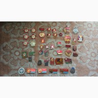 Большая коллекция советских значков