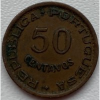 Ангола 50 сантимов 1961 год а85