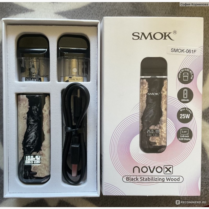 Фото 2. Smok Novo X pod 25w новый комплект+ доп.картриджи+две жижи