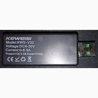 Анализатор заряда (USB тестер) KEWEISI KWS-V30