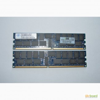 Серверная память HP 5300P DDR2 667 8ГБ (2x4ГБ) ECC NANYA NT4GT72U4ND0BV-3C