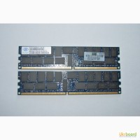 Серверная память HP 5300P DDR2 667 8ГБ (2x4ГБ) ECC NANYA NT4GT72U4ND0BV-3C