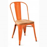 Стул Толикс Вуд (Tolix Wood) из стали Украина, дизайнерский стул Толикс Вуд (Marais Wood)