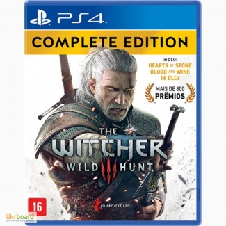 The Witcher 3 Wild Hunt GOTY (Ведьмак 3 Игра года) PS4 НОВЫЙ диск / РУС версия