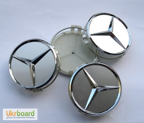 Фото 2. Колпачки в литые диски Mercedes