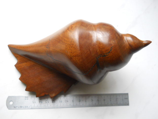 Фото 10. Большая морская ракушка из дерева