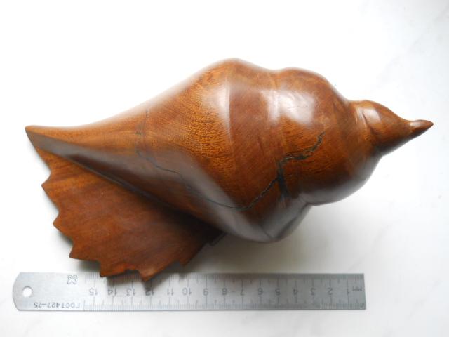 Фото 9. Большая морская ракушка из дерева
