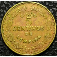 Гондурас 5 сентаво 1975 год