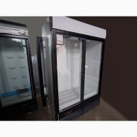 2-дверный холодильный шкаф, витрина; б/у, быстрая доставка на адрес