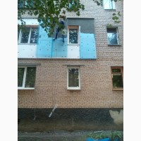 Утепление стен Николаев, утепление фасада, высотные работы, промышленный альпинизм