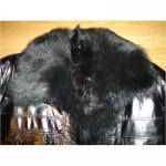 Зимняя кожаная куртка из меха козы FLORENZA