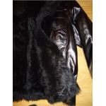 Зимняя кожаная куртка из меха козы FLORENZA