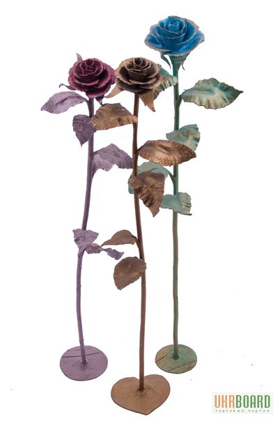 Фото 2. Эксклюзивный подарок девушке кованая роза ручной работы
