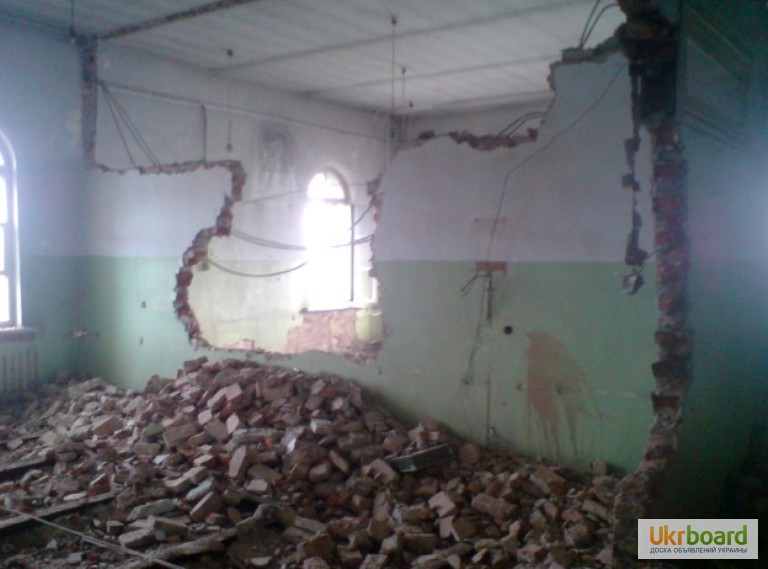 Фото 2. Демонтажные работы перепланировка по Днепропетровске и области