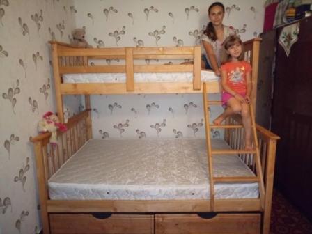 Фото 4. Двухъярусная трехместная кровать Олигарх с ящиками