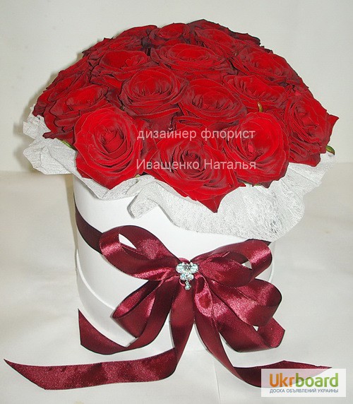 Фото 2. FlowerBox на День Влюбленных, Цветы в коробке в Киеве