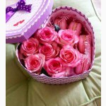 FlowerBox на День Влюбленных, Цветы в коробке в Киеве