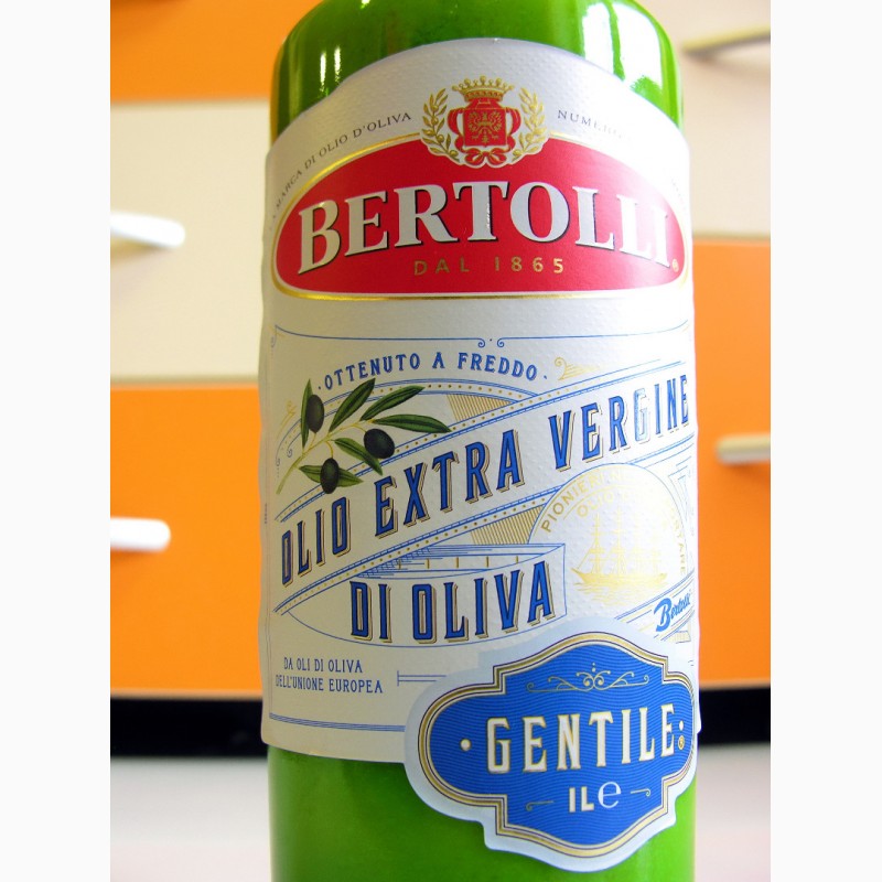Фото 4. Оливковое масло Bertolli Gentile Extra Vergine, 1 л