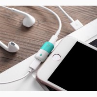 2 в 1 Адаптер Для iPhone. Lighting - Перехідник для Музики та Зарядки