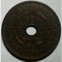 Родезия и Ньясаленд 1 пенни 1956 год с508