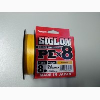 Шнур Sunline Siglon PE х8 #0.5 (оранжевый) 149m