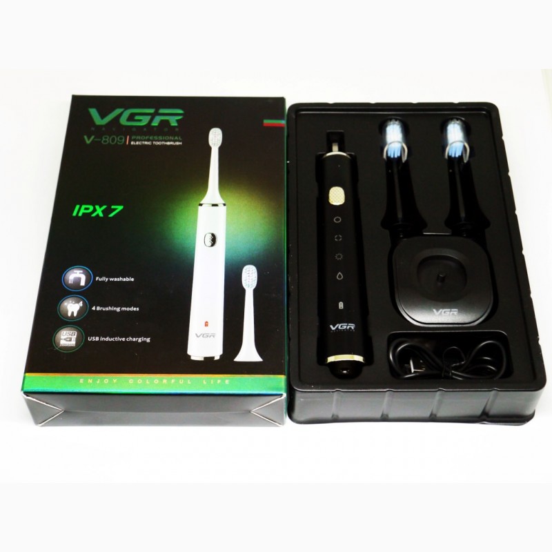 Фото 5. Зубная щетка VGR V-809 с аккумулятором