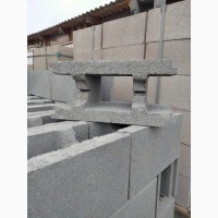 Будівельні блоки з гранітного відсіву: опалубні, стінові, перестіночні.Доставка.Цемент