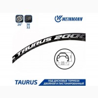 Обод 26 (559х19) Weinmann Taurus 2000 под дисковый тормоз 32 и 36Н