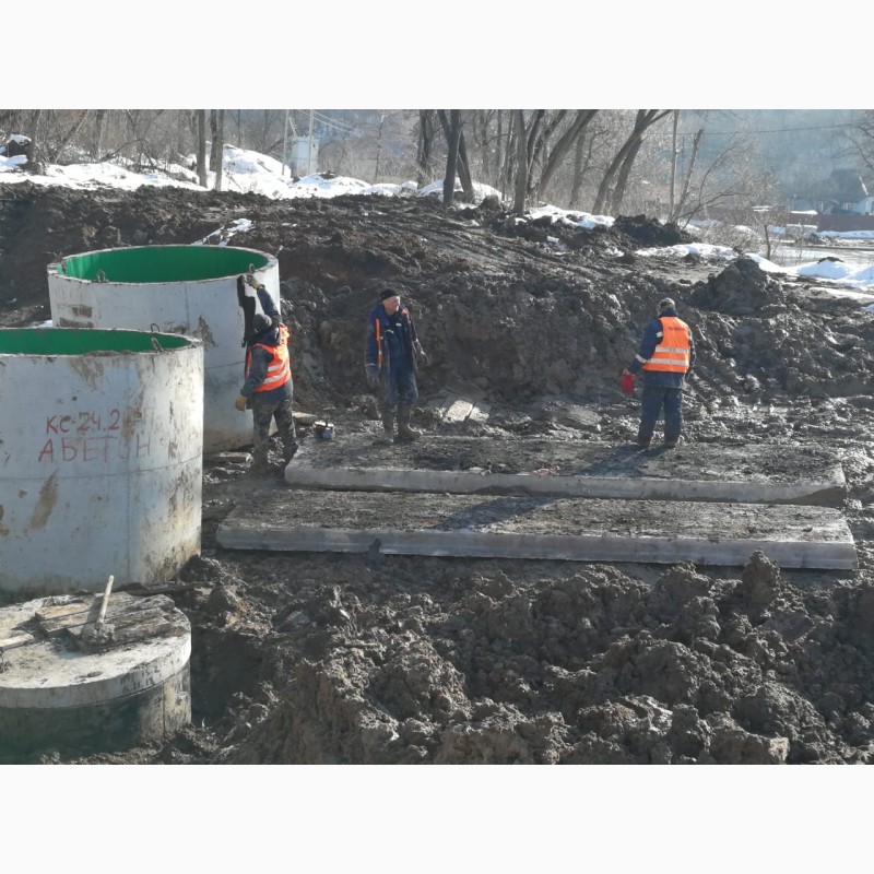 Фото 15. Стыковая сварка и пайка полиэтиленовых труб наружного водопровода и канализации в Киеве