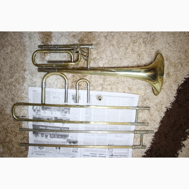 Фото 10. Тромбон Trombone тенор B S Німеччина з Квартвентелем