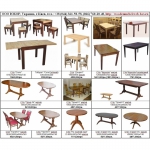 Деревянные стулья и столы, мебель из дерева для кафе, бара, паба