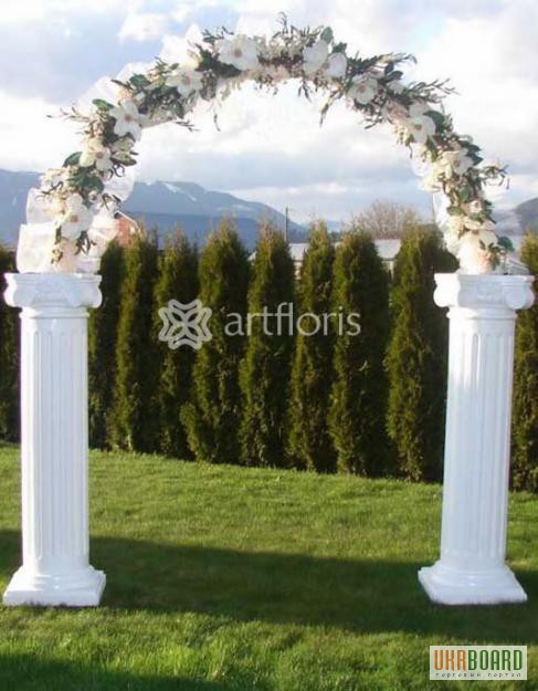 Свадебные арки, цветочные стойки, колонны, свадебный фон, прокат