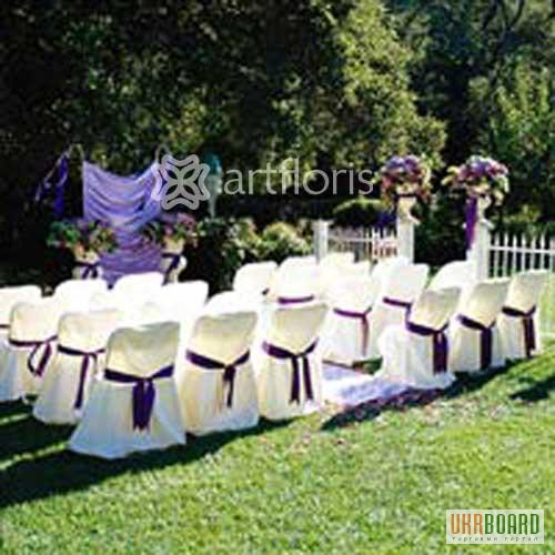 Фото 2. Прокат декора,стойки с цветами,арки,столик,чехлы на стулья,вазы