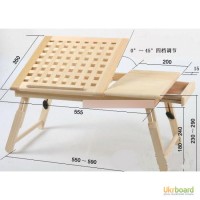 Подставка для ноутбука деревянная столик для ноутбука