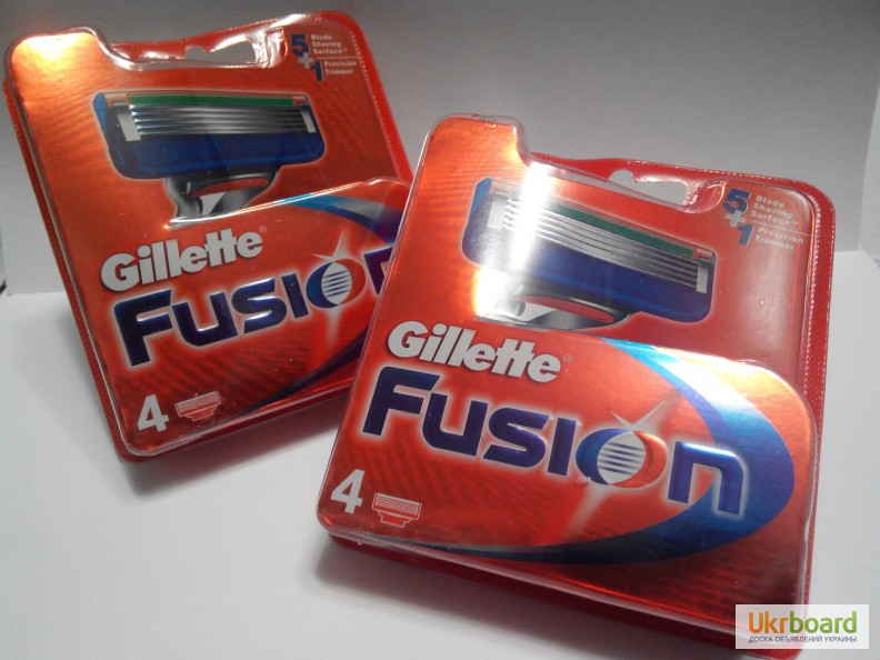 Фото 4. Лезвия Gillette Fusion лезвия 4 шт