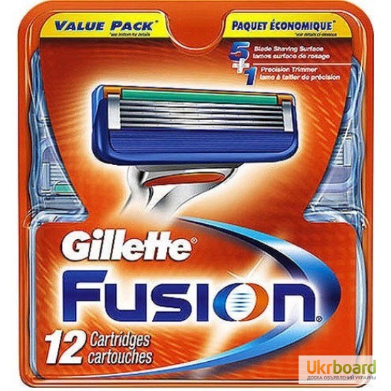 Фото 6. Лезвия Gillette Fusion лезвия 4 шт