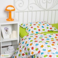 Комплекты постельного белья в кроватку для новорожденных, Овечки цветные