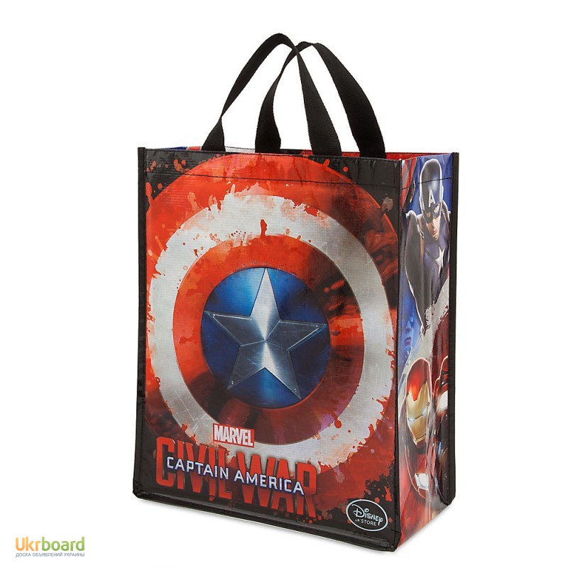 Фото 2. Многоразовая сумка Капитан Америка