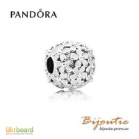 Оригинал PANDORA шарм-клипса букет маргариток 791494EN12