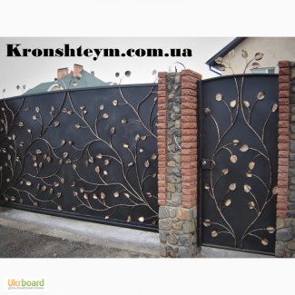 Заказать кованые ворота под ключ в Киеве и пригороде Киева